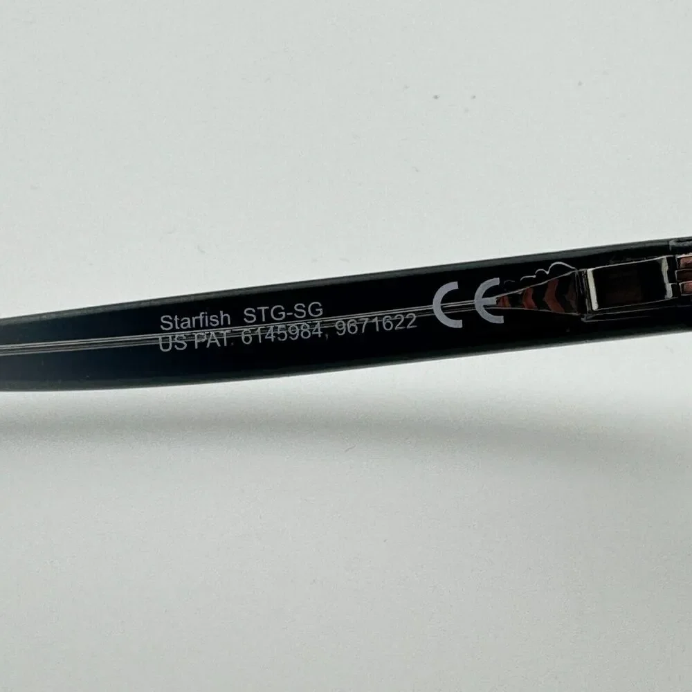 Maui Jim Italy Starfish MJ744-02T 55-16-145 Black Plastic Sunglasses Frame 12780